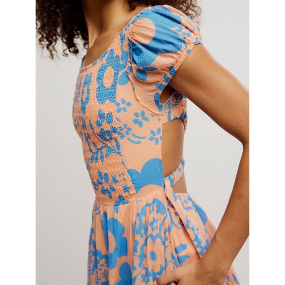 FREE PEOPLE Ultraviolet Dress / Pale Pink Combo - Picture 4 of 6